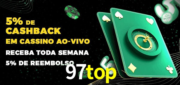 Promoções do cassino ao Vivo 97top